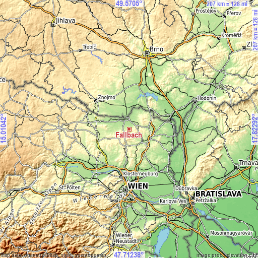 Topographic map of Fallbach