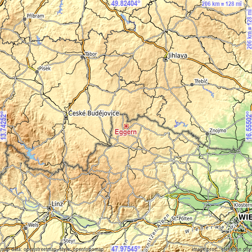 Topographic map of Eggern