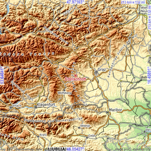 Topographic map of Edelschrott