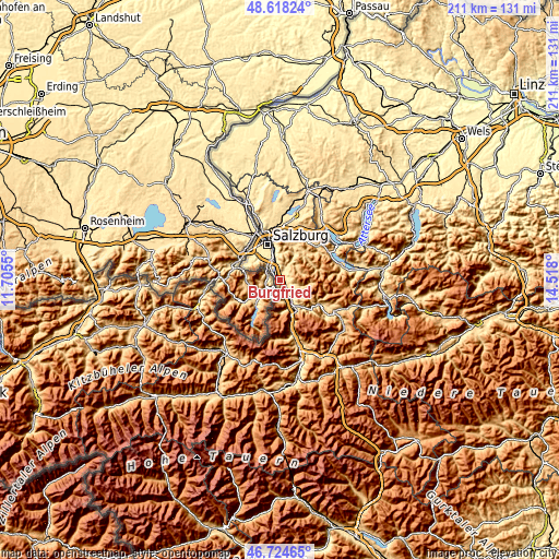 Topographic map of Burgfried