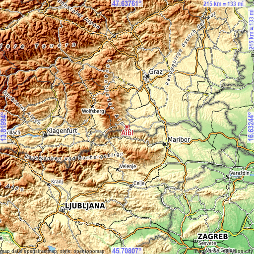 Topographic map of Aibl