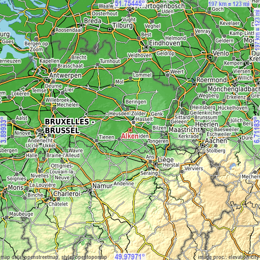 Topographic map of Alken