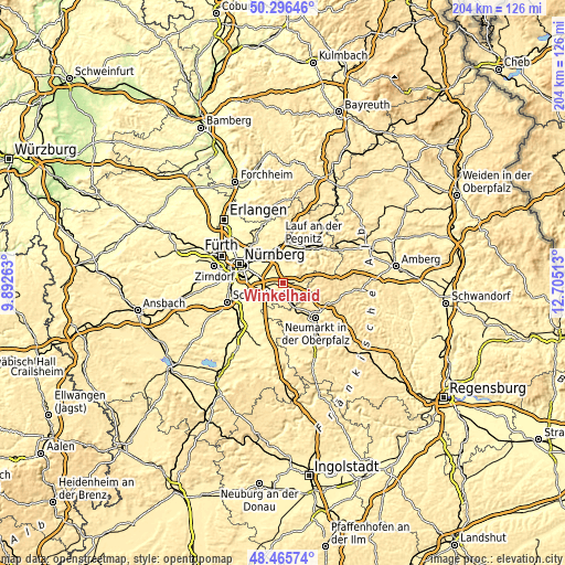 Topographic map of Winkelhaid