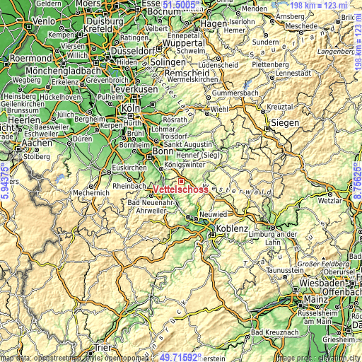 Topographic map of Vettelschoß