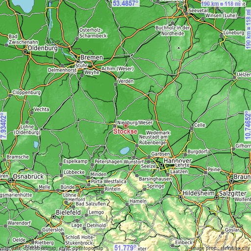 Topographic map of Stöckse