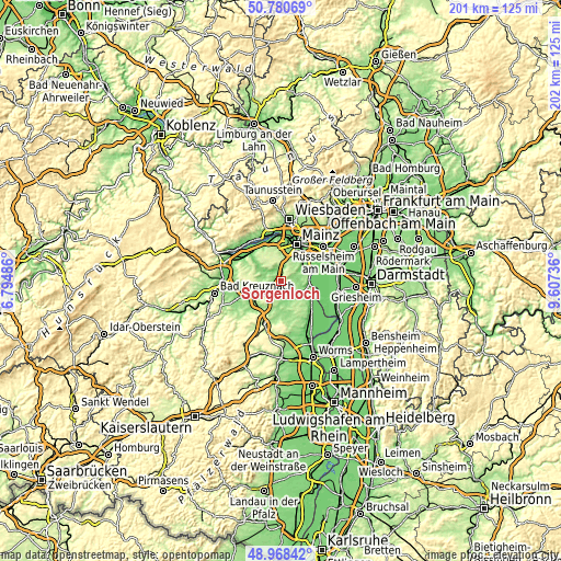 Topographic map of Sörgenloch