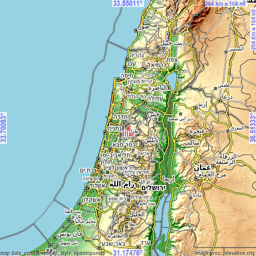 Topographic map of ‘Illār