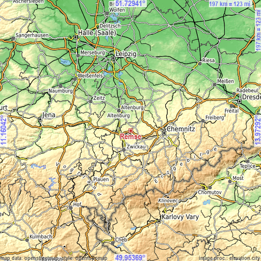 Topographic map of Remse