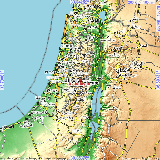 Topographic map of Al Judayrah