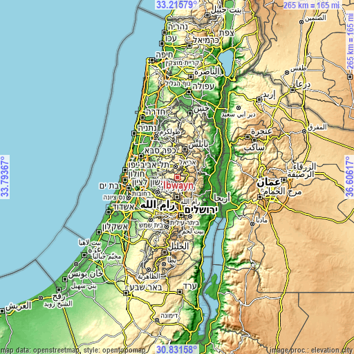 Topographic map of ‘Ibwayn