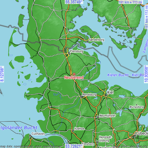 Topographic map of Neuberend