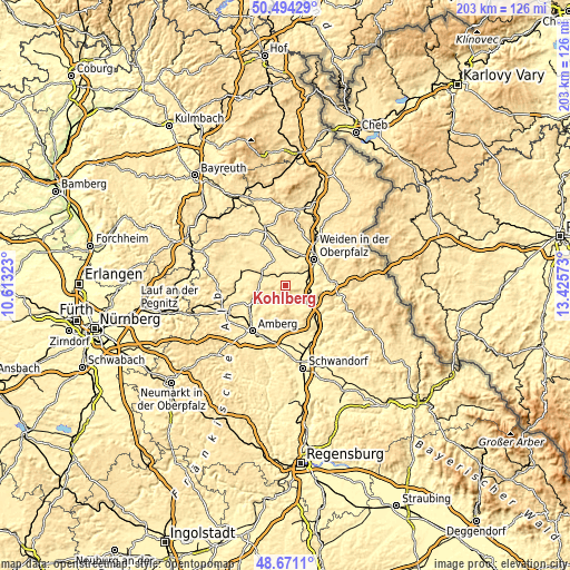 Topographic map of Kohlberg