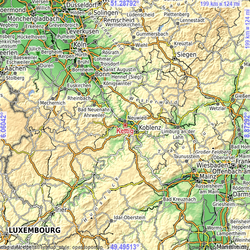 Topographic map of Kettig