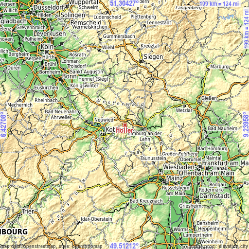 Topographic map of Holler