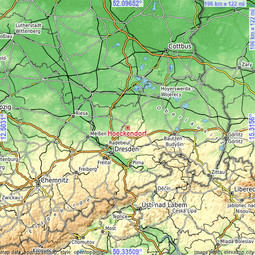 Topographic map of Höckendorf