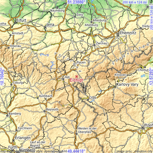 Topographic map of Eichigt