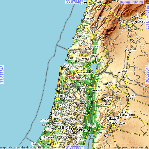 Topographic map of Timrat