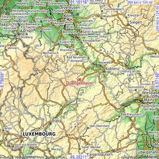 Topographic map of Düngenheim