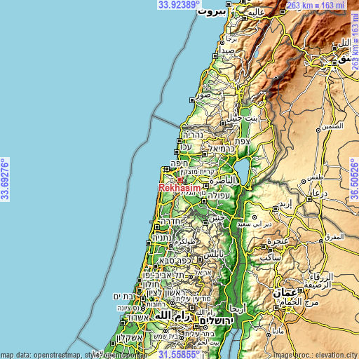 Topographic map of Rekhasim