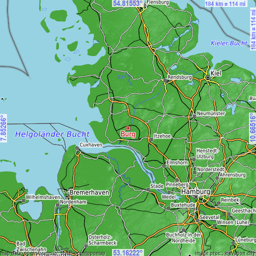 Topographic map of Burg