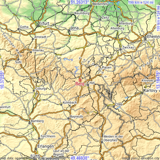 Topographic map of Berg