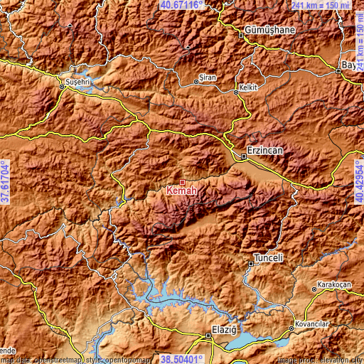 Topographic map of Kemah