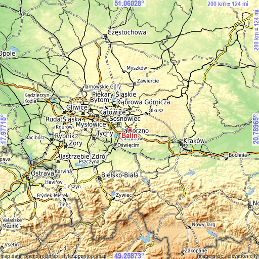 Topographic map of Balin