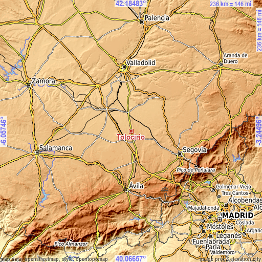 Topographic map of Tolocirio