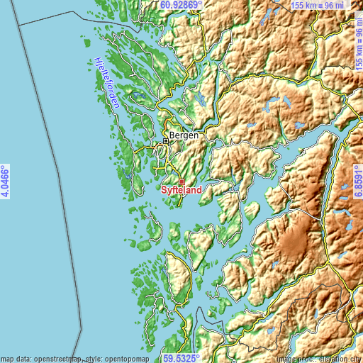 Topographic map of Syfteland