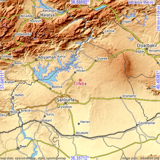 Topographic map of Tilfetis