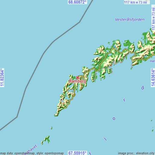 Topographic map of Ramberg