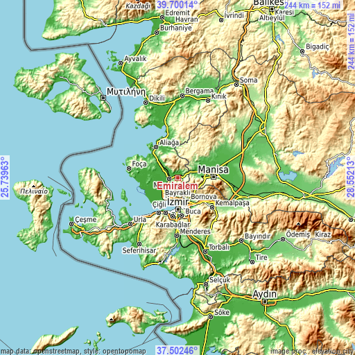 Topographic map of Emiralem