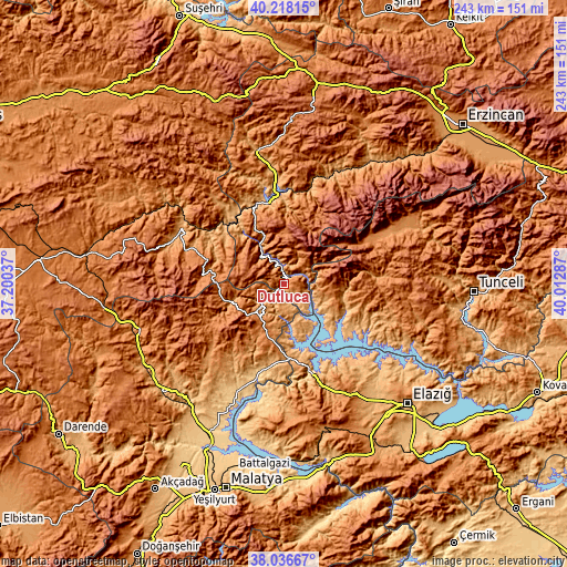 Topographic map of Dutluca