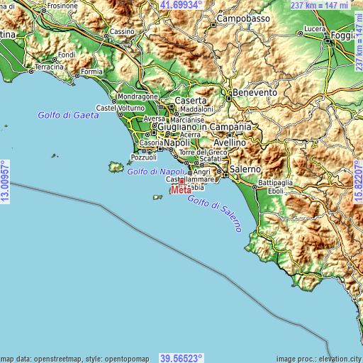 Topographic map of Meta