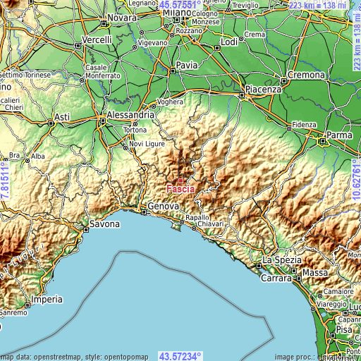 Topographic map of Fascia