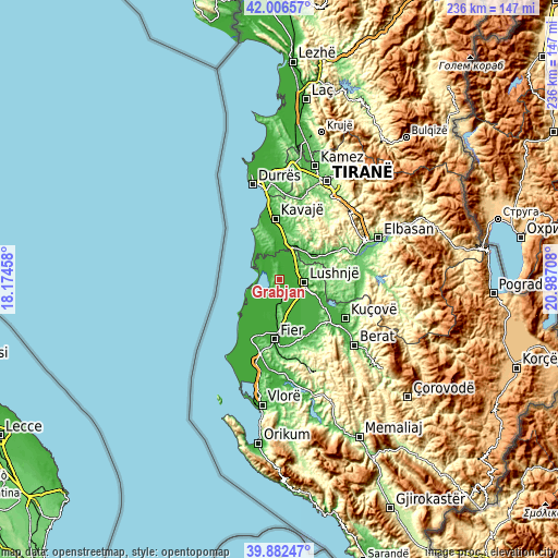 Topographic map of Grabjan