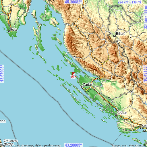 Topographic map of Vir