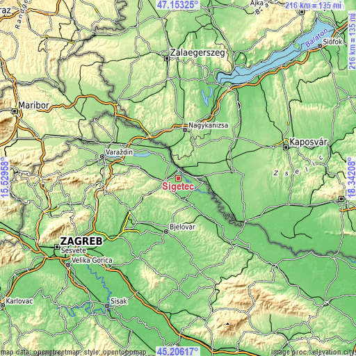 Topographic map of Sigetec