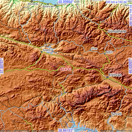 Topographic map of Akarsu