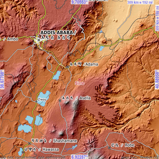 Topographic map of Sirre