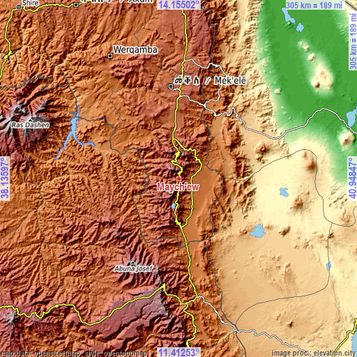 Topographic map of Maych’ew