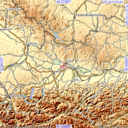 Topographic map of Berg