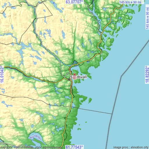 Topographic map of Vi