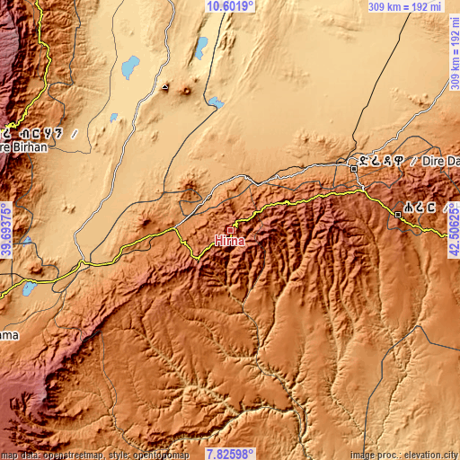 Topographic map of Hīrna