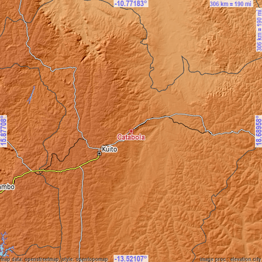 Topographic map of Catabola