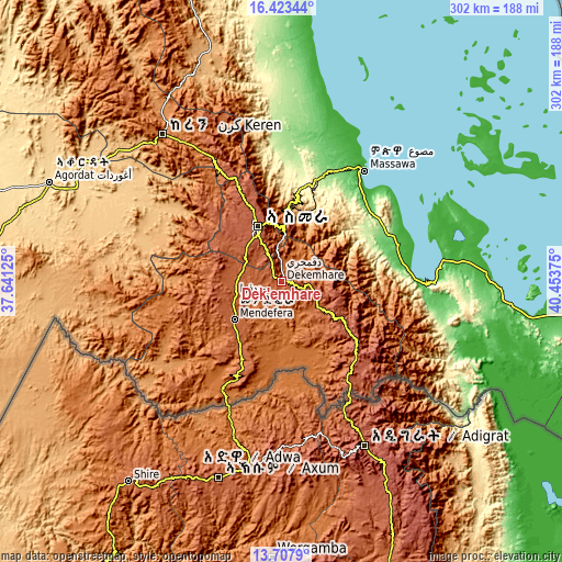 Topographic map of Dek’emhāre
