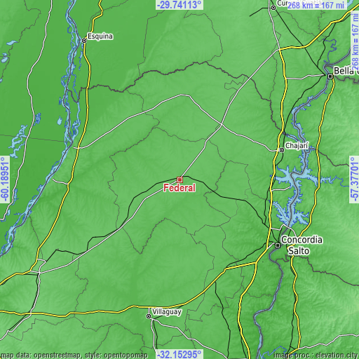 Topographic map of Federal