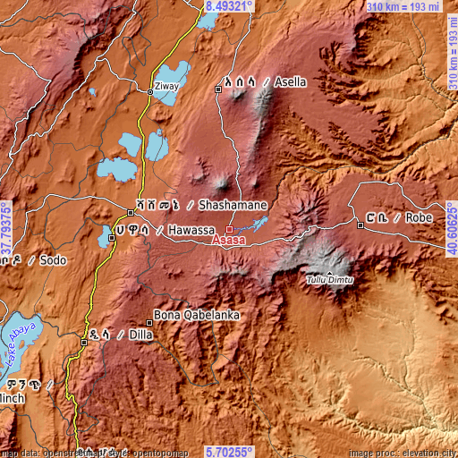 Topographic map of Āsasa