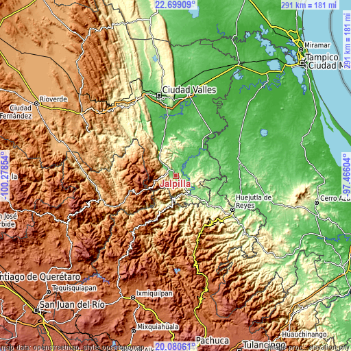 Topographic map of Jalpilla