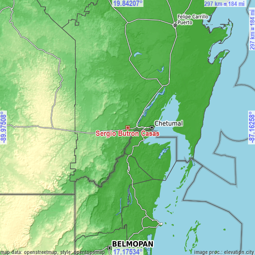 Topographic map of Sergio Butrón Casas